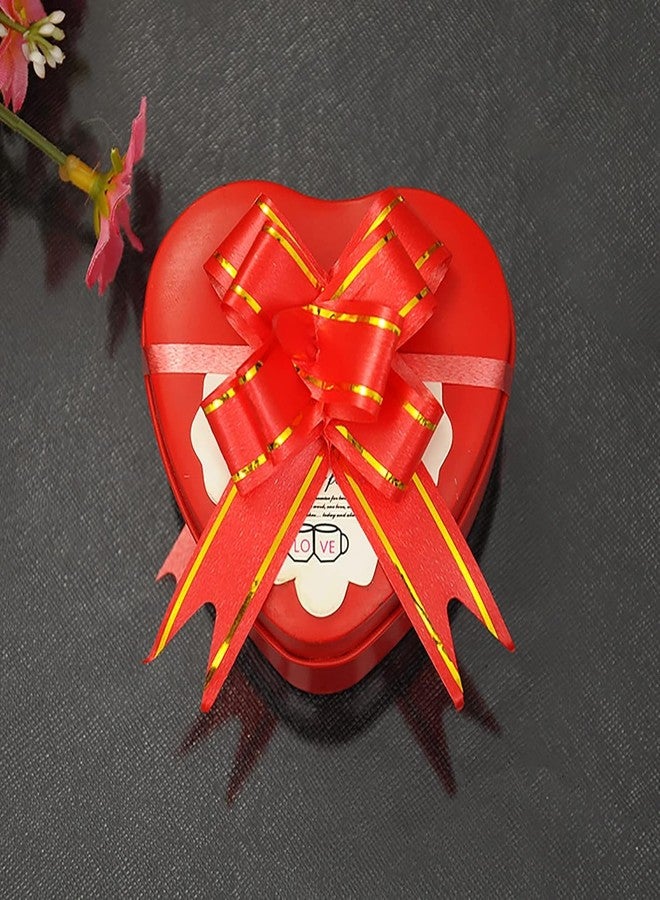 Chocozone 100Pcs Pull Flower Ribbon for Gift Wrap & Decoration Multicolor Pull Ribbon Bows (Size : 15) Pull Ribbons for Gift Wrapping (Red) - Image 5